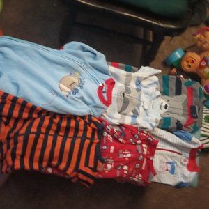 Baby Boy Sleepers Bundle 20 sleepers